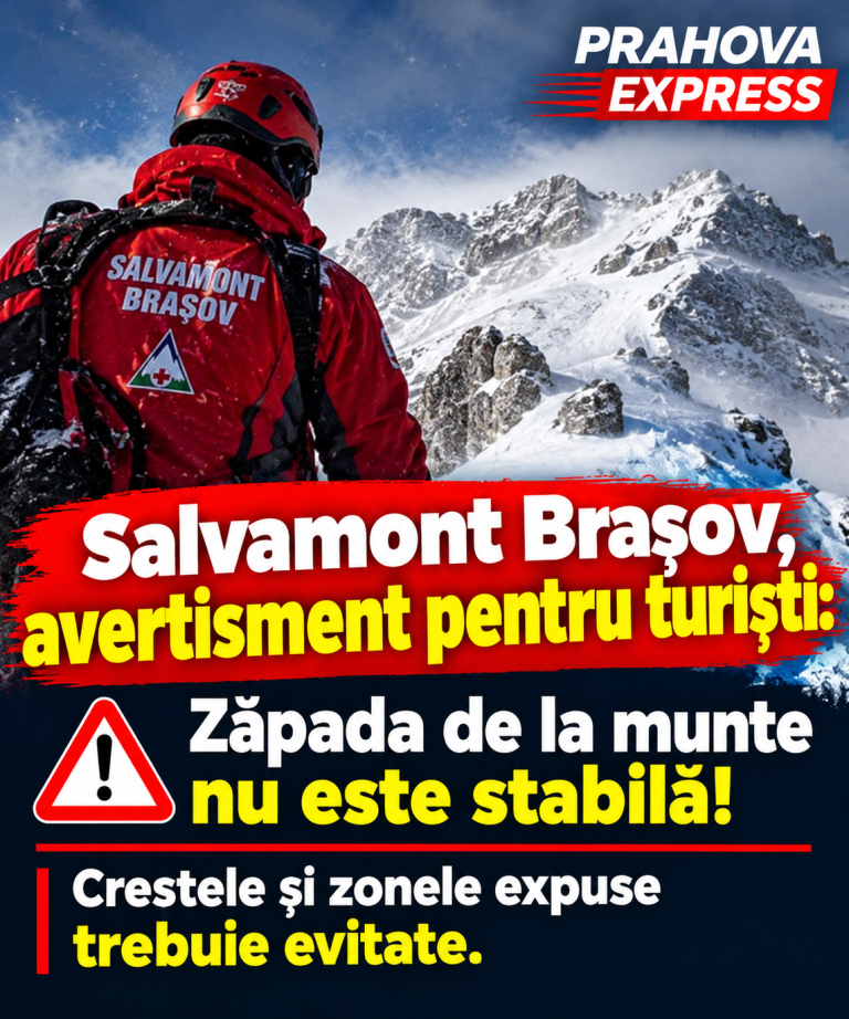 Avertisment Salvamont pe crestele înzăpezite