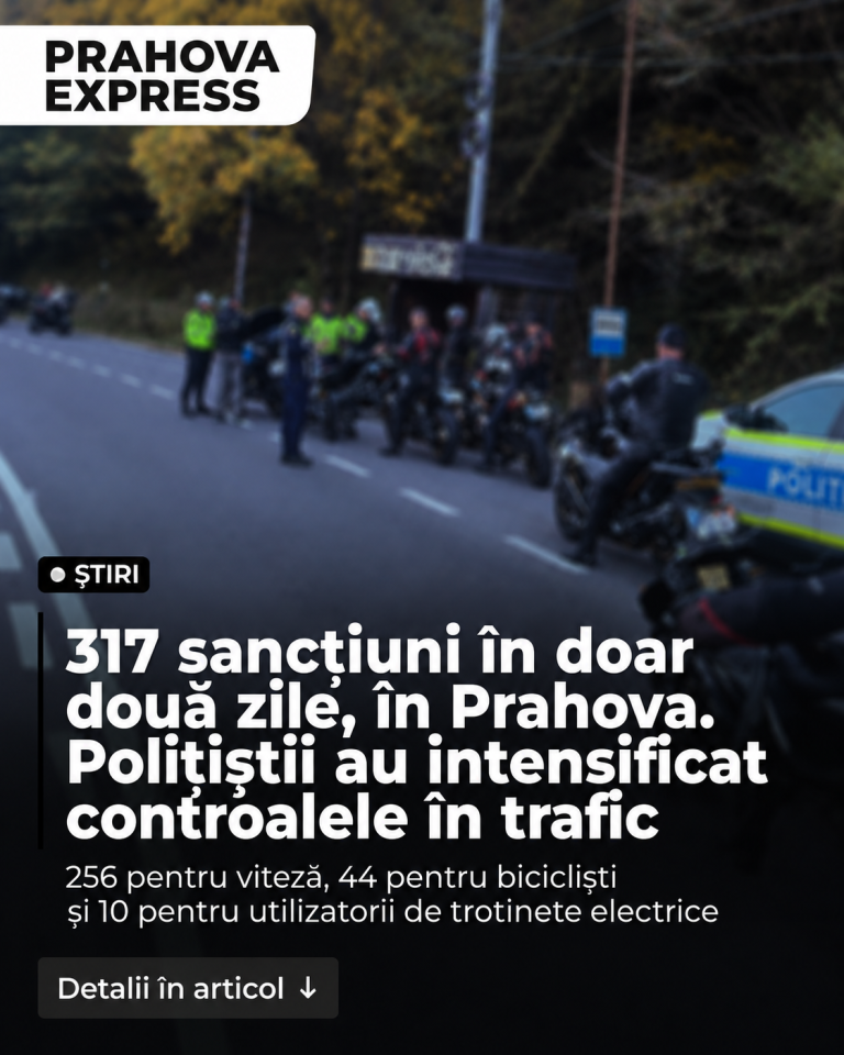Controale rutiere intense în Prahova