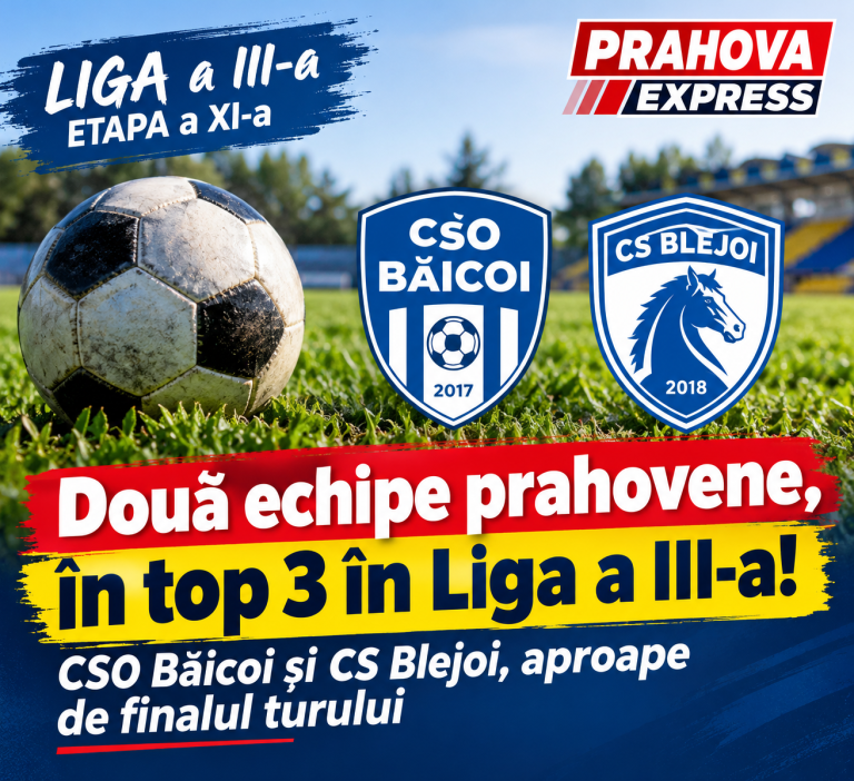 Două echipe prahovene în top 3