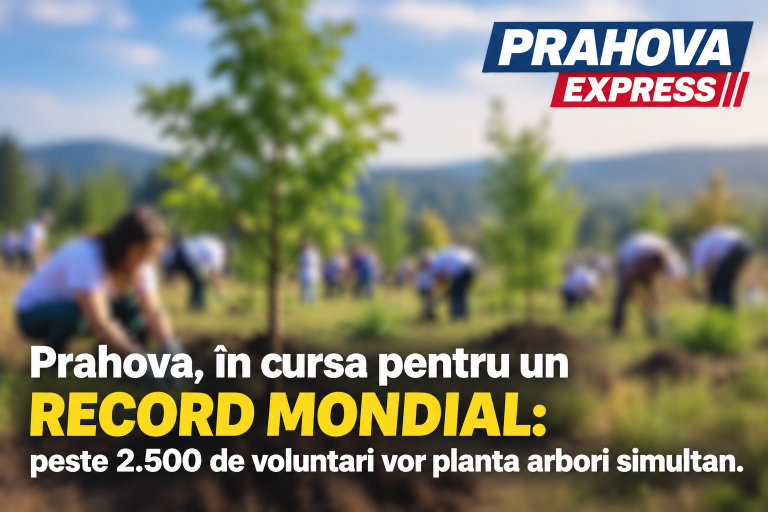Prahova plantează pentru record mondial