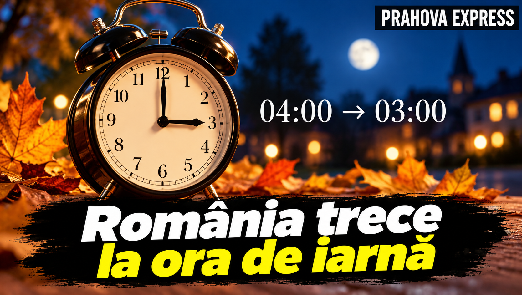 Trecerea la ora de iarnă